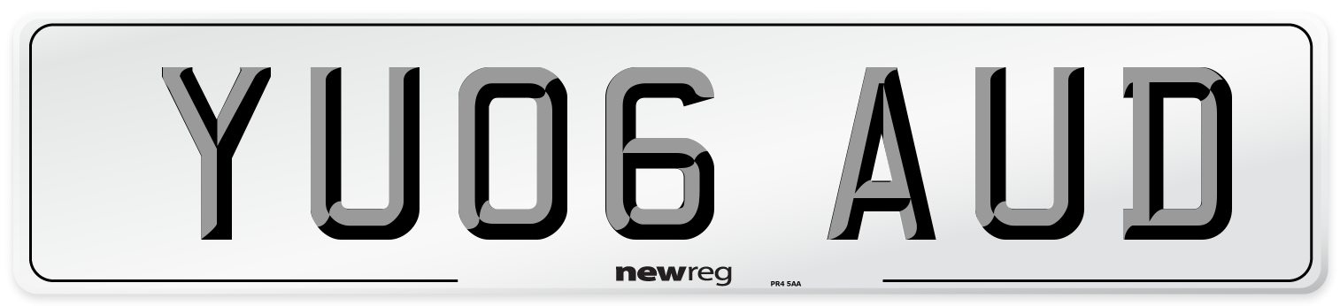 YU06 AUD Number Plate from New Reg